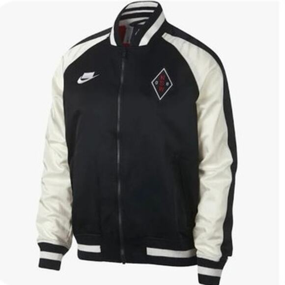 NWT Nike Sportswear NSW Nylon Full Zip Bomber Athletic Jacket Small